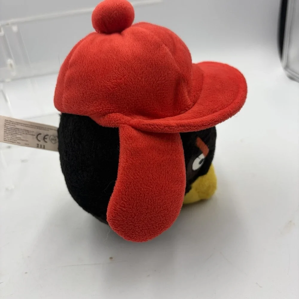 Commonwealth Toys Angry Birds Bomb Limited Edition Holiday Plush Toy Rare!! HTF